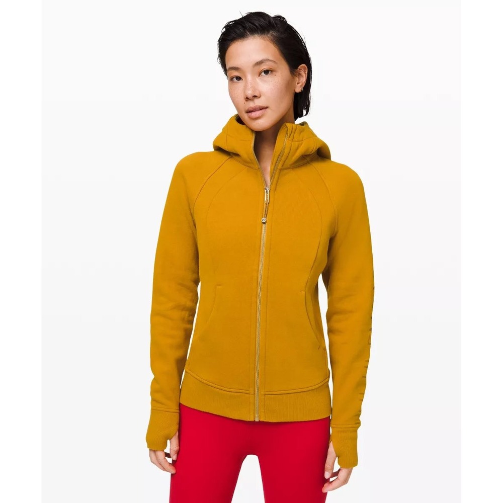Lululemon Limited Edition Scuba Hoodie Lunar New Year Fools Gold Full Zip Size 8